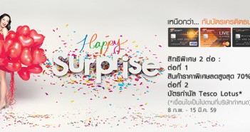 Happy Surprise!! สิทธิพิเศษสำหรับผู้ถือบัตรเครดิตธนชาติ Blog_TNCH (1)