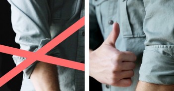 เทคนิคการพับแขนเสื้อ ให้ดูเท่เซอร์แบบไม่ตั้งใจ sleeve_fold