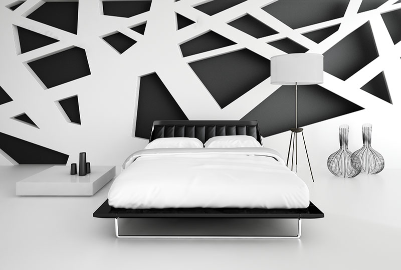 Black and White Bedroom Black and White Bedroom