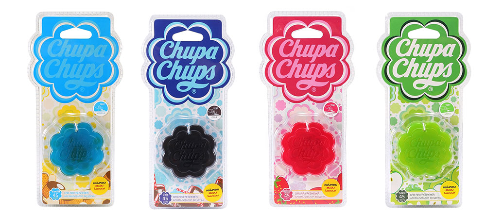 Chupa Chups แบบเจล Chupa Chups น้ำหอมที่เป็นอุปกรณ์ตกแต่งรถยนต์