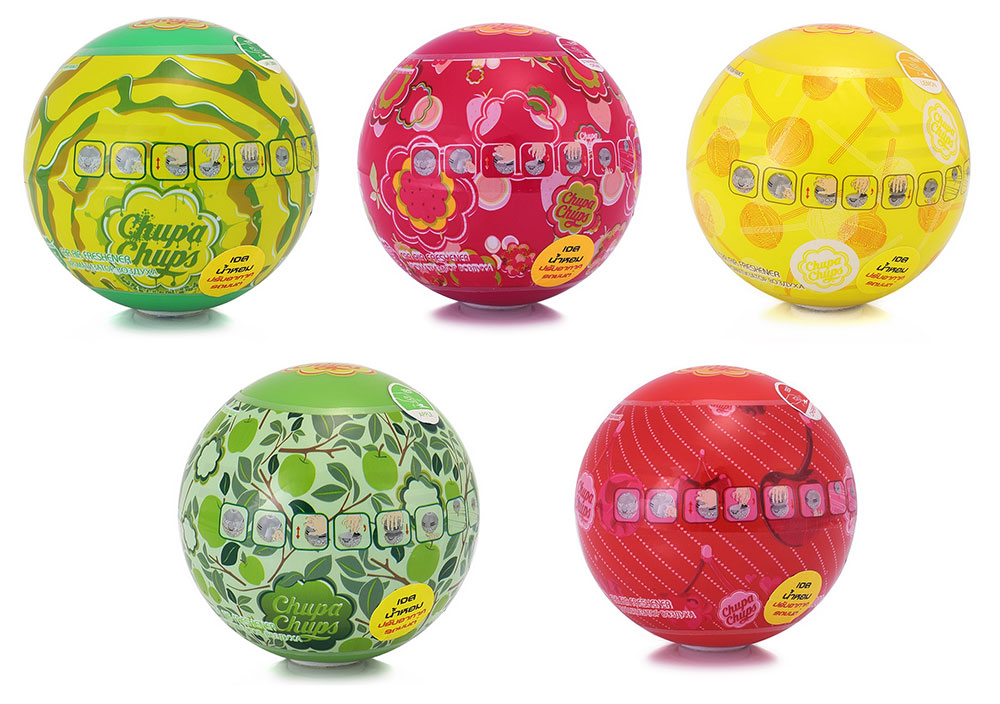 Chupa Chups แบบก้อนซิลิโคน Chupa Chups น้ำหอมที่เป็นอุปกรณ์ตกแต่งรถยนต์