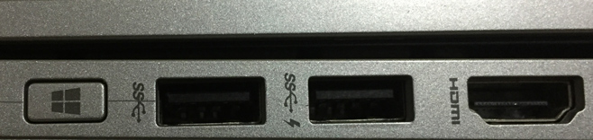 พอร์ตที่มีรูปไฟฟ้าสามารถจ่ายพลังงานในโหมด Sleep คอมพิวเตอร์