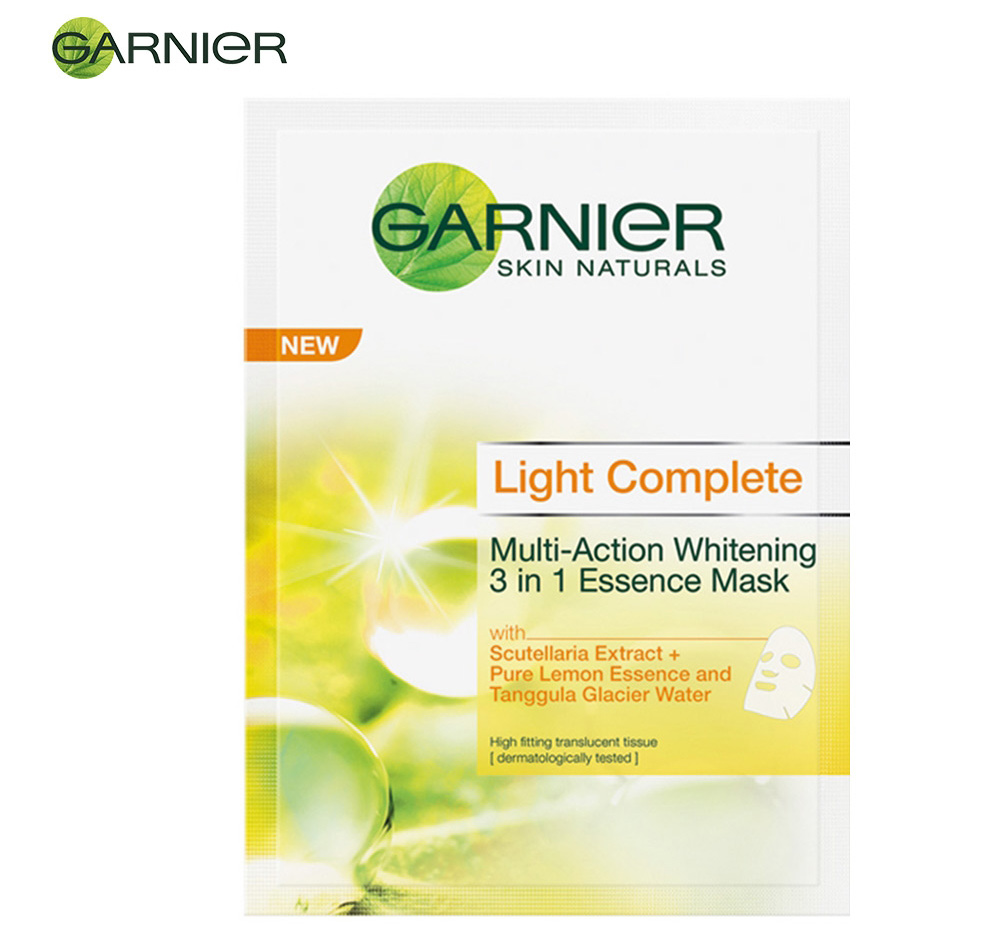 Garnier Light 3 in 1 Whitening Essence Mask Garnier Light 3 in 1 Whitening Essence Mask