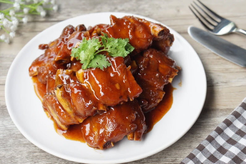 ซี่โครงหมูอบน้ำผึ้ง