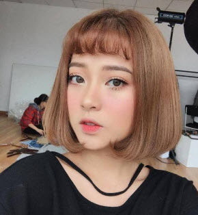 ม้วนหน้าแบบเกาหลี