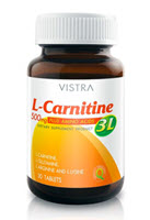 VISTRA L-Carnitine 500 mg. Plus 3L
